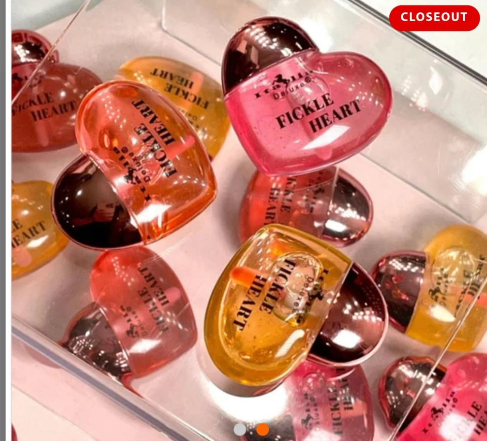 Heart lips oils 3pcs set