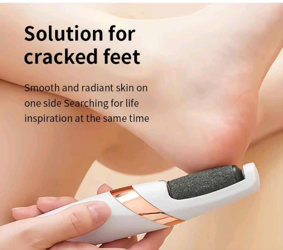 Get your pedicures at home with this smooth electric wand removes calluses and much more. Rechargeable