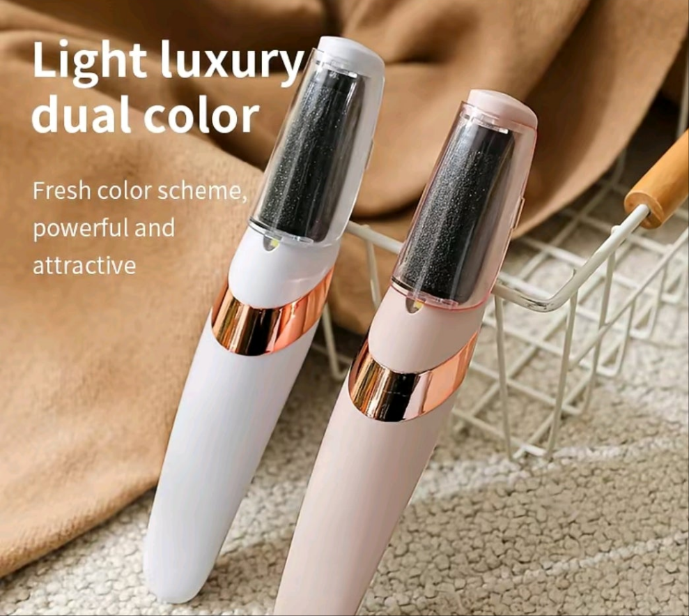 Get your pedicures at home with this smooth electric wand removes calluses and much more. Rechargeable