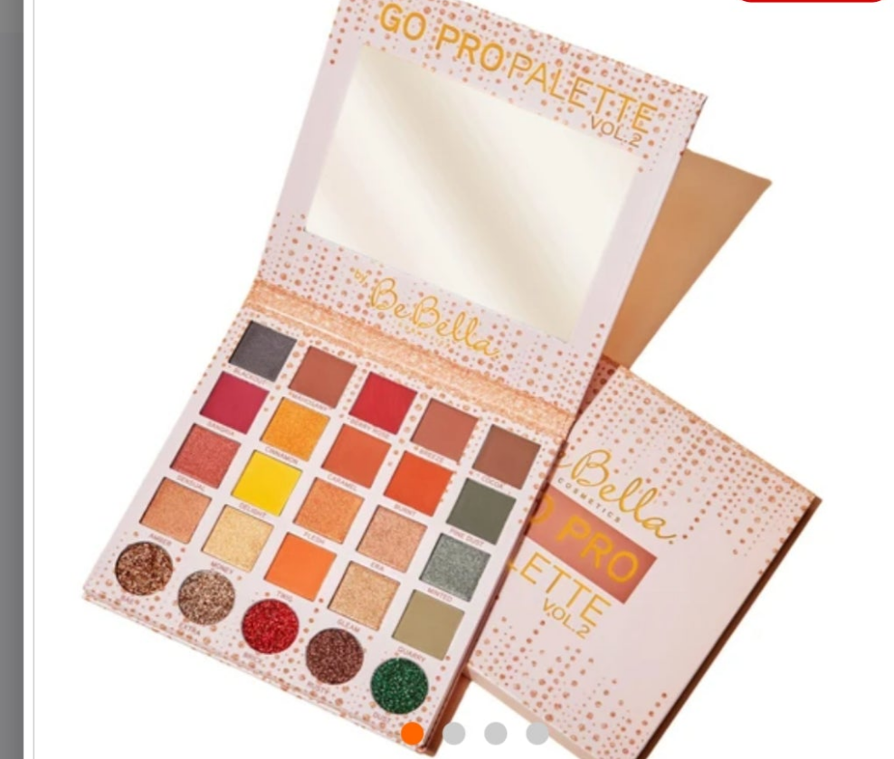 Be Bella go pro eyeshadow palette 25 colors