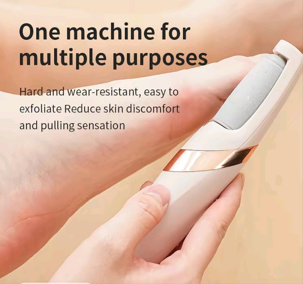 Get your pedicures at home with this smooth electric wand removes calluses and much more. Rechargeable