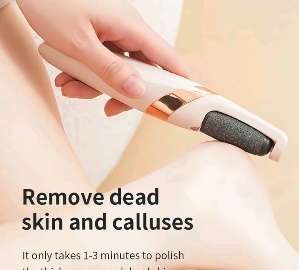 Get your pedicures at home with this smooth electric wand removes calluses and much more. Rechargeable
