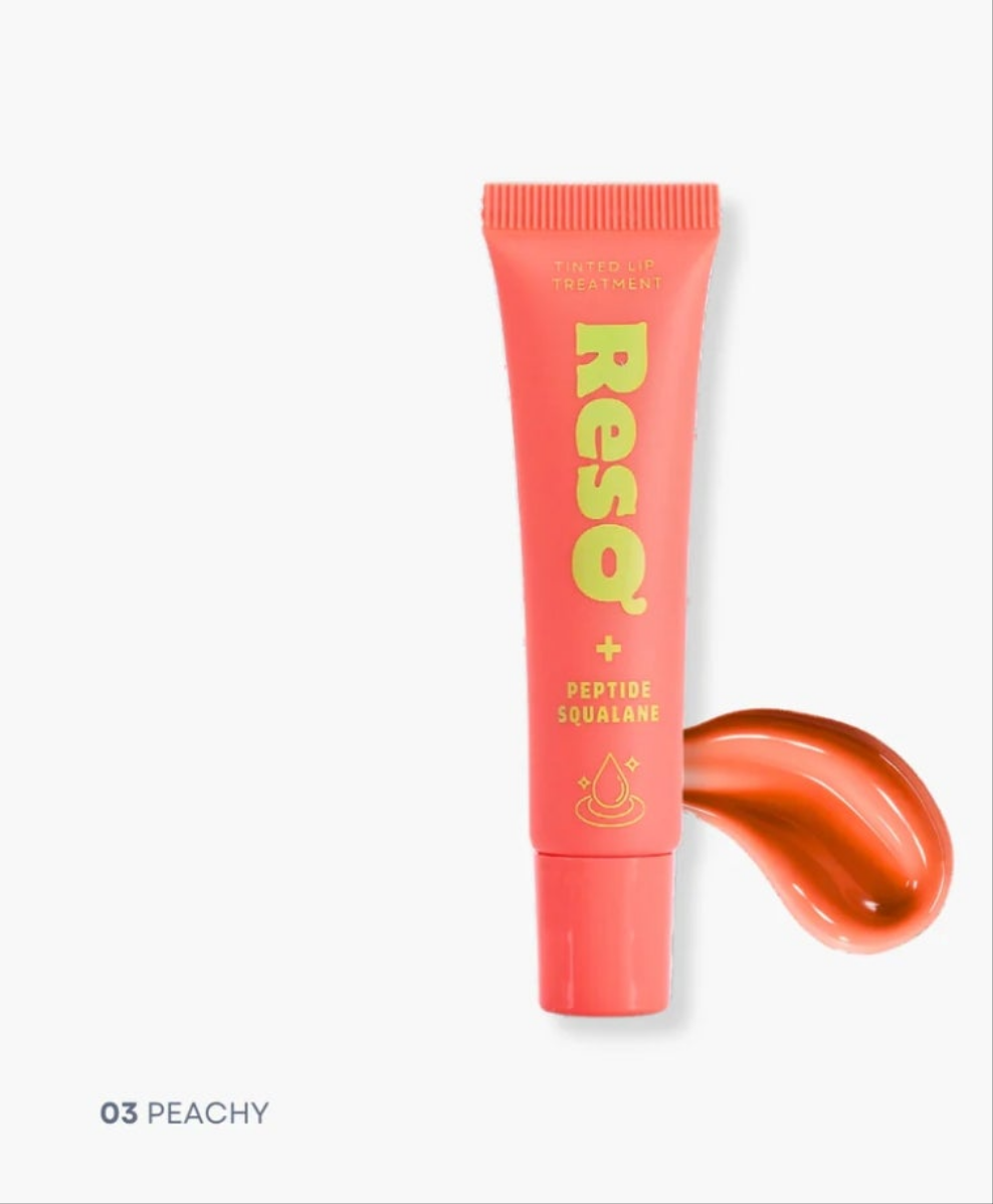 Peach.  RESQ lip treatment..