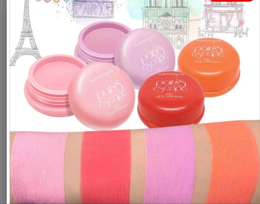 Kleancolor paris escape 2 in one lip and cheek Blam