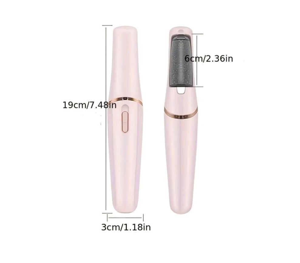 Electric rechargeable foot callous remover