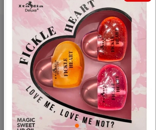 Heart lips oils 3pcs set