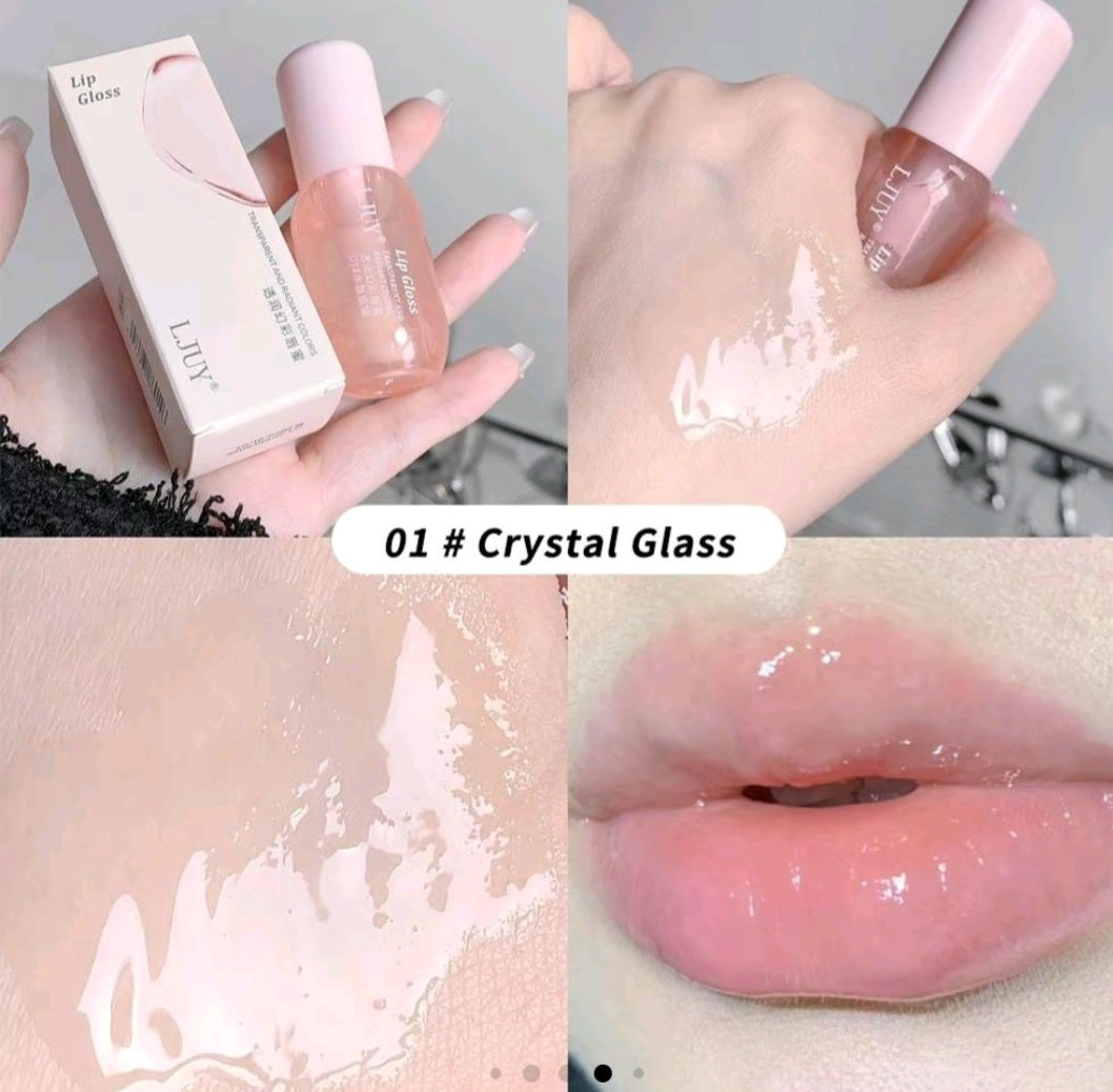 Lip oil clear glass
